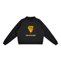 Say Cheese - women's Essential Fleece Mock-Neck Crew Sweatshirt