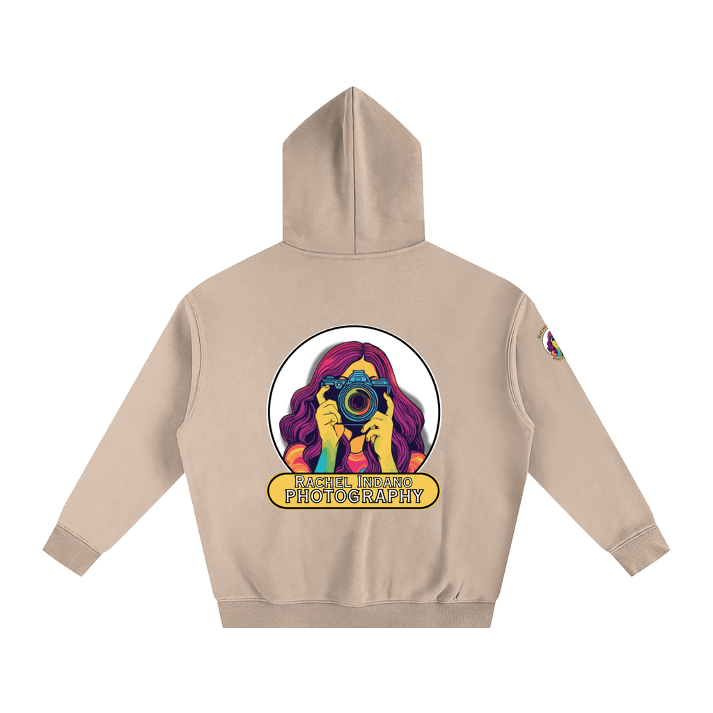 RI Logo Oversize Fleeced Hoodie