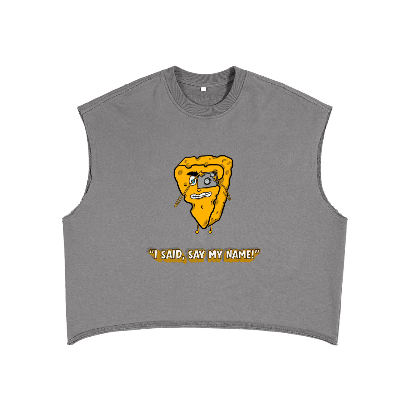 Say Cheese - Unisex French Terry Boxy Tank Top