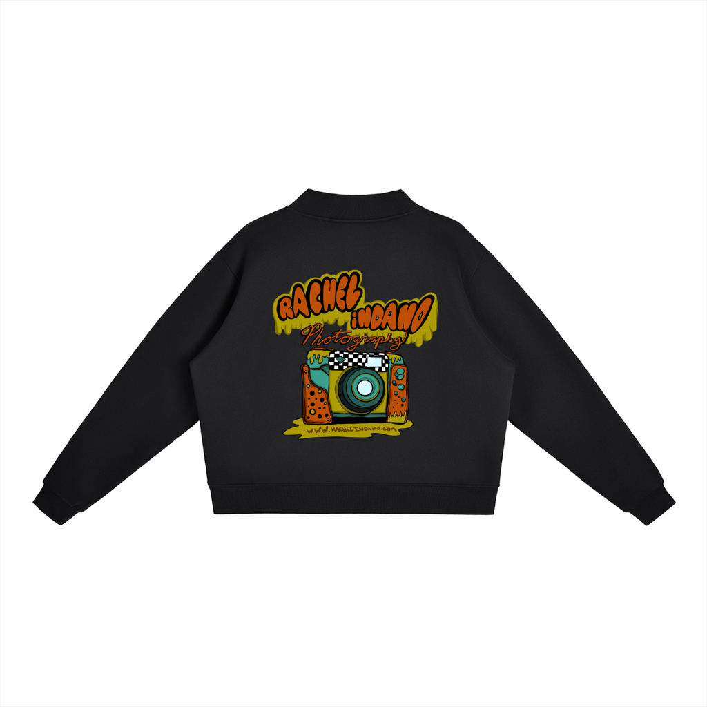 Say Cheese - women's Essential Fleece Mock-Neck Crew Sweatshirt