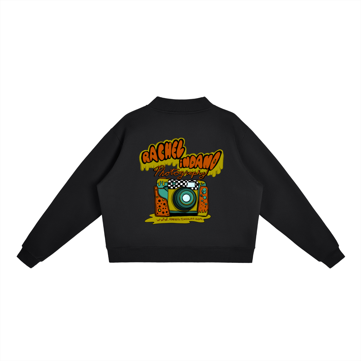 Say Cheese - women's Essential Fleece Mock-Neck Crew Sweatshirt