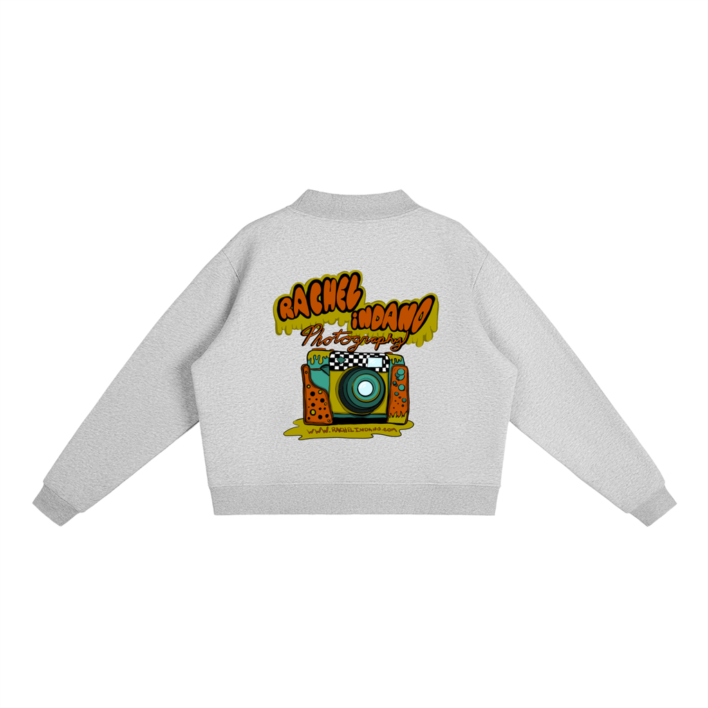 Say Cheese - women's Essential Fleece Mock-Neck Crew Sweatshirt