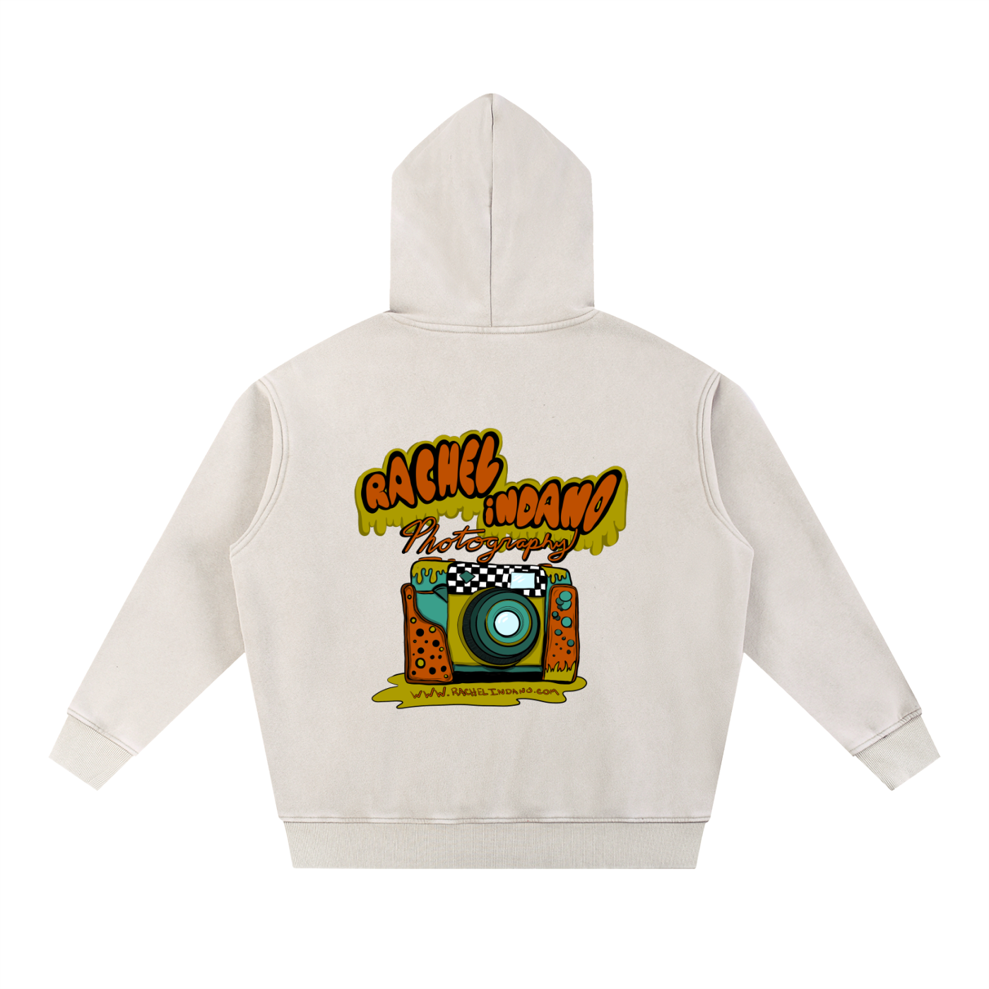 Say Cheese - Unisex Snow Wash Fleece Oversize Hoodie