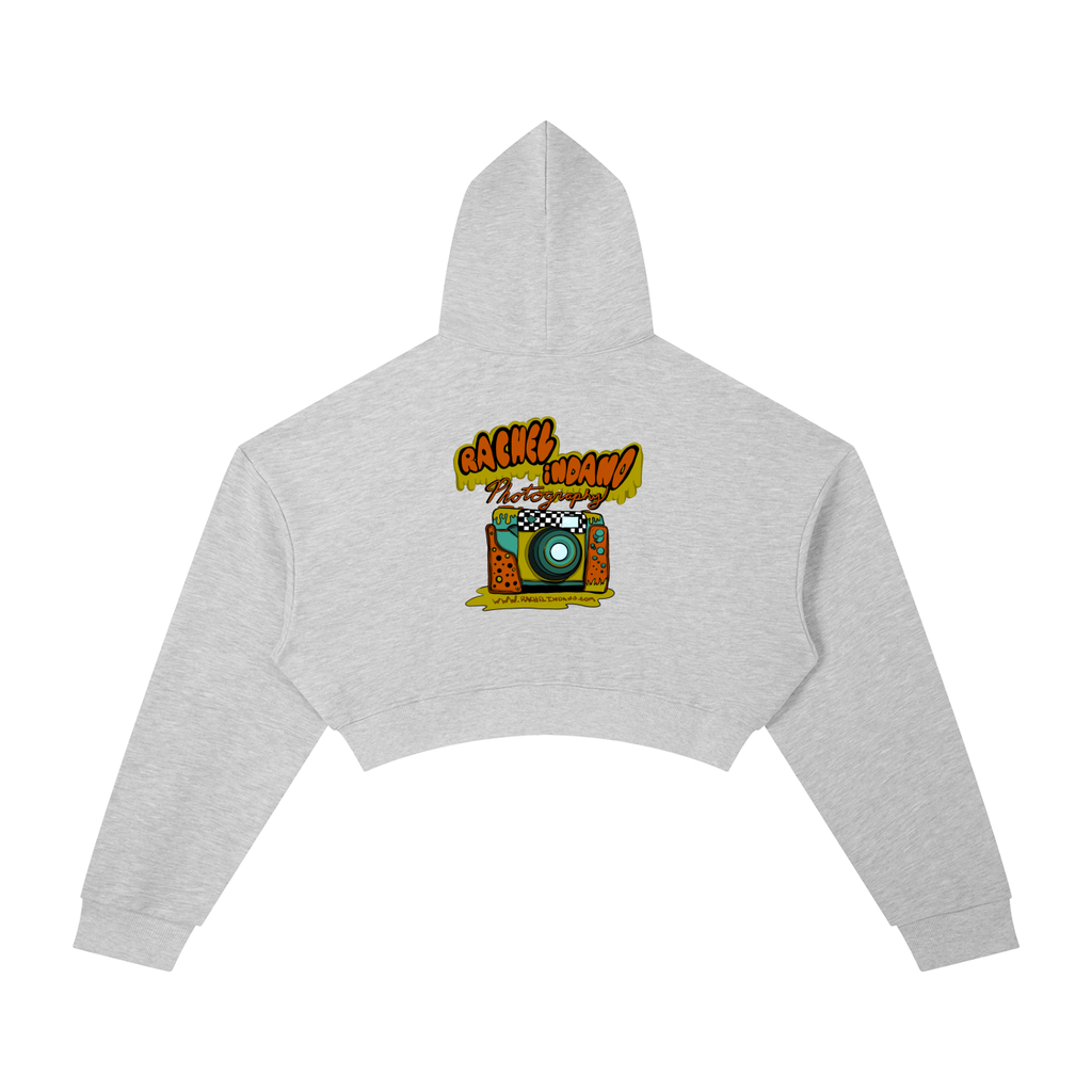 90's Logo - Womens Cropped Hoodie