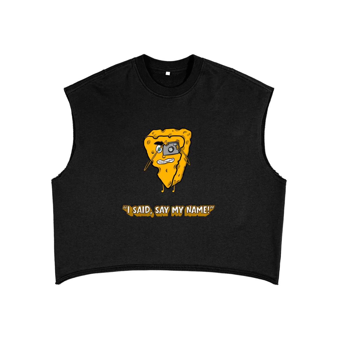 Say Cheese - Unisex French Terry Boxy Tank Top