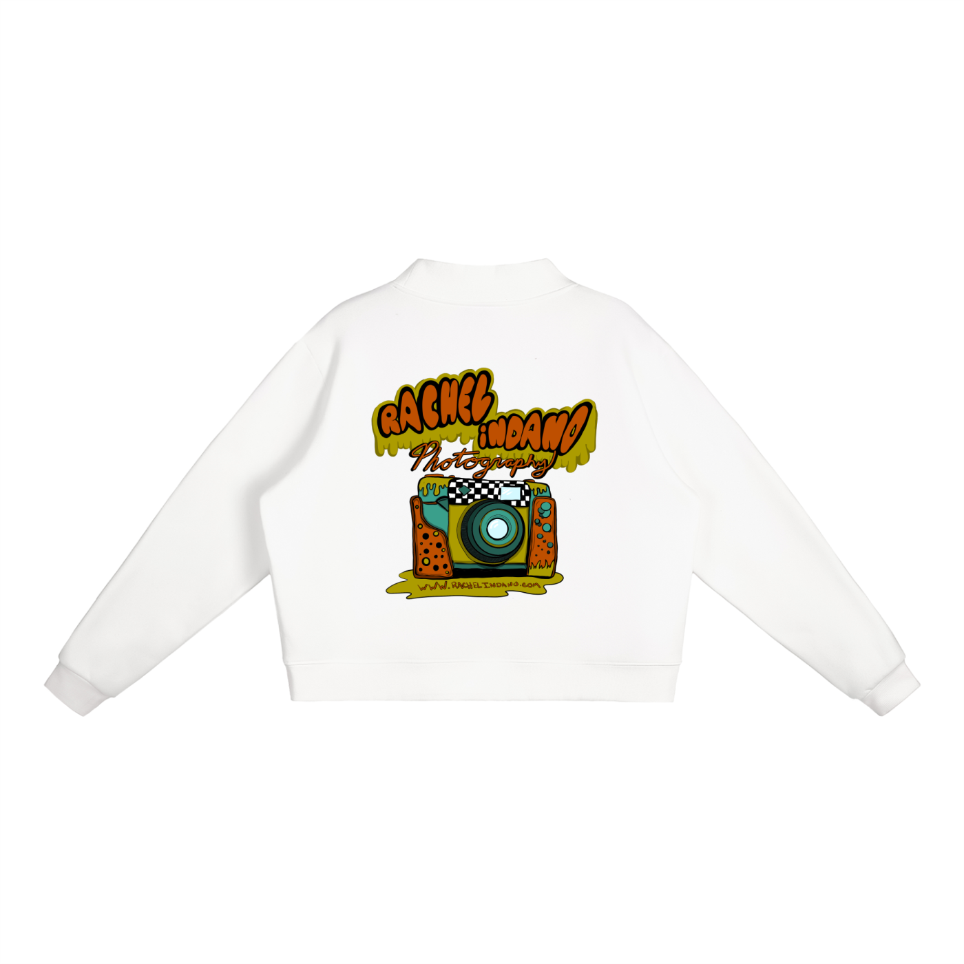 Say Cheese - women's Essential Fleece Mock-Neck Crew Sweatshirt
