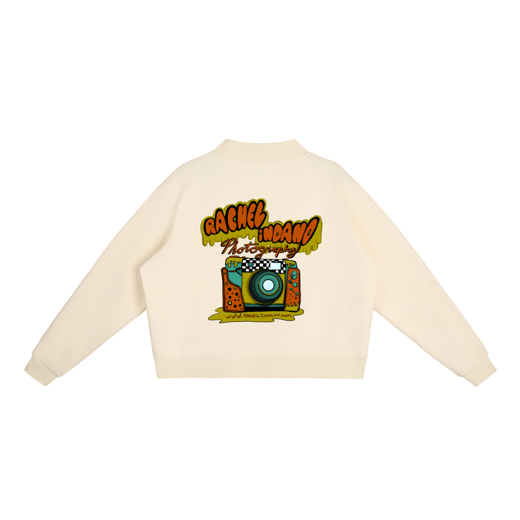 Say Cheese - women's Essential Fleece Mock-Neck Crew Sweatshirt