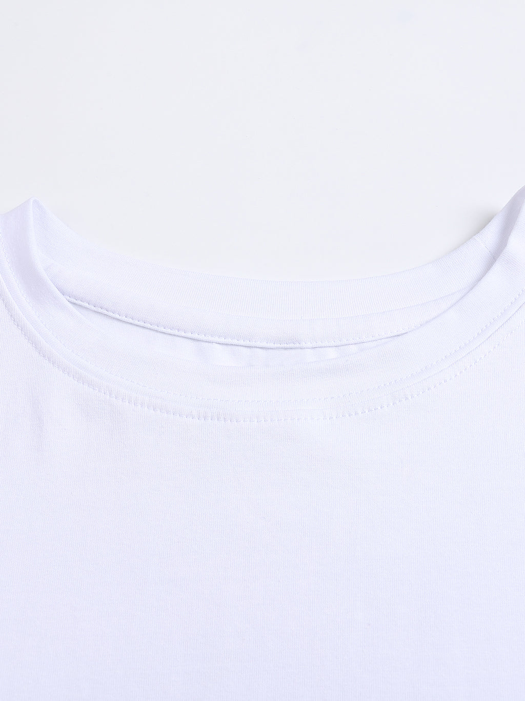90's Logo Womens Fitted Crop Cotton T-Shirt