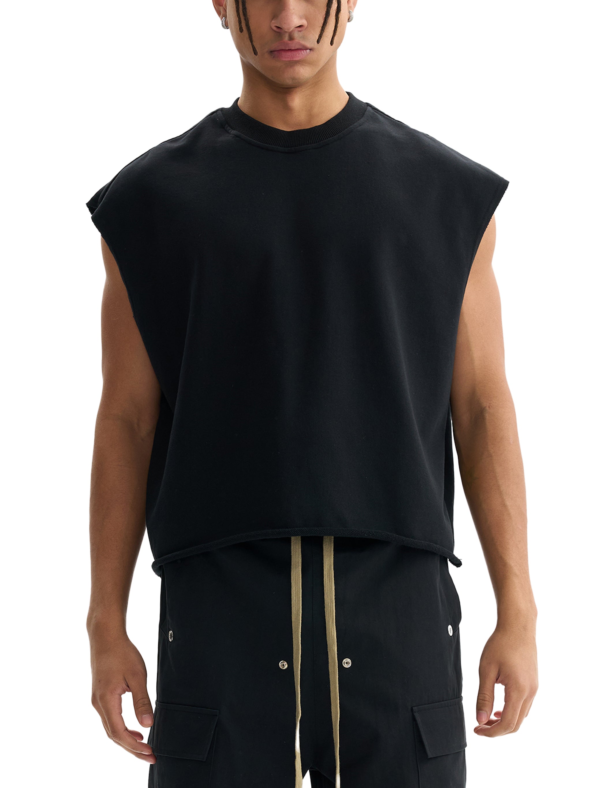 90's Logo - Unisex French Terry Boxy Tank Top