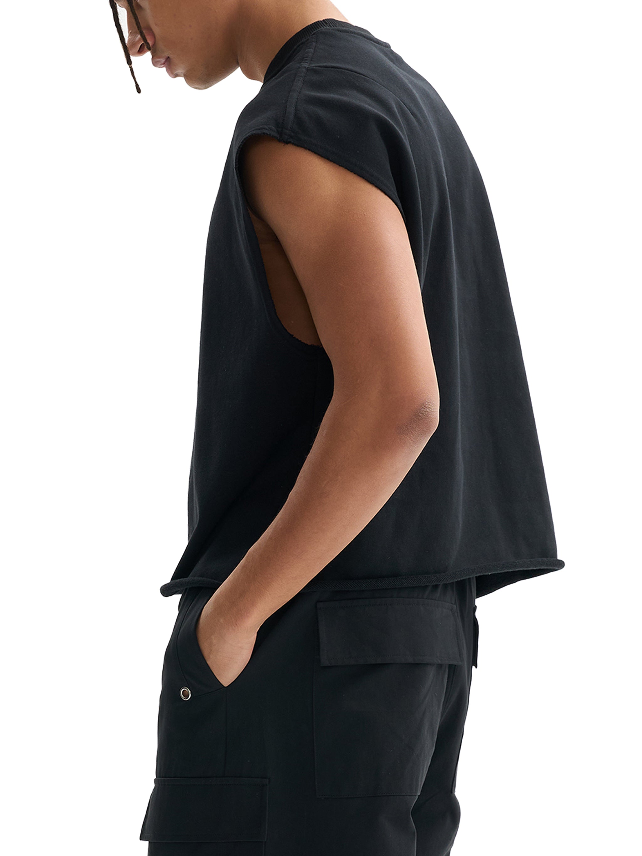 90's Logo - Unisex French Terry Boxy Tank Top