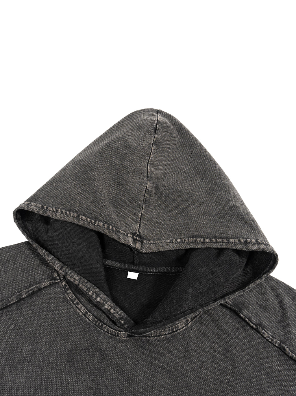 90's Logo - Unisex Snow Washed Boxy Hooded Tank Top