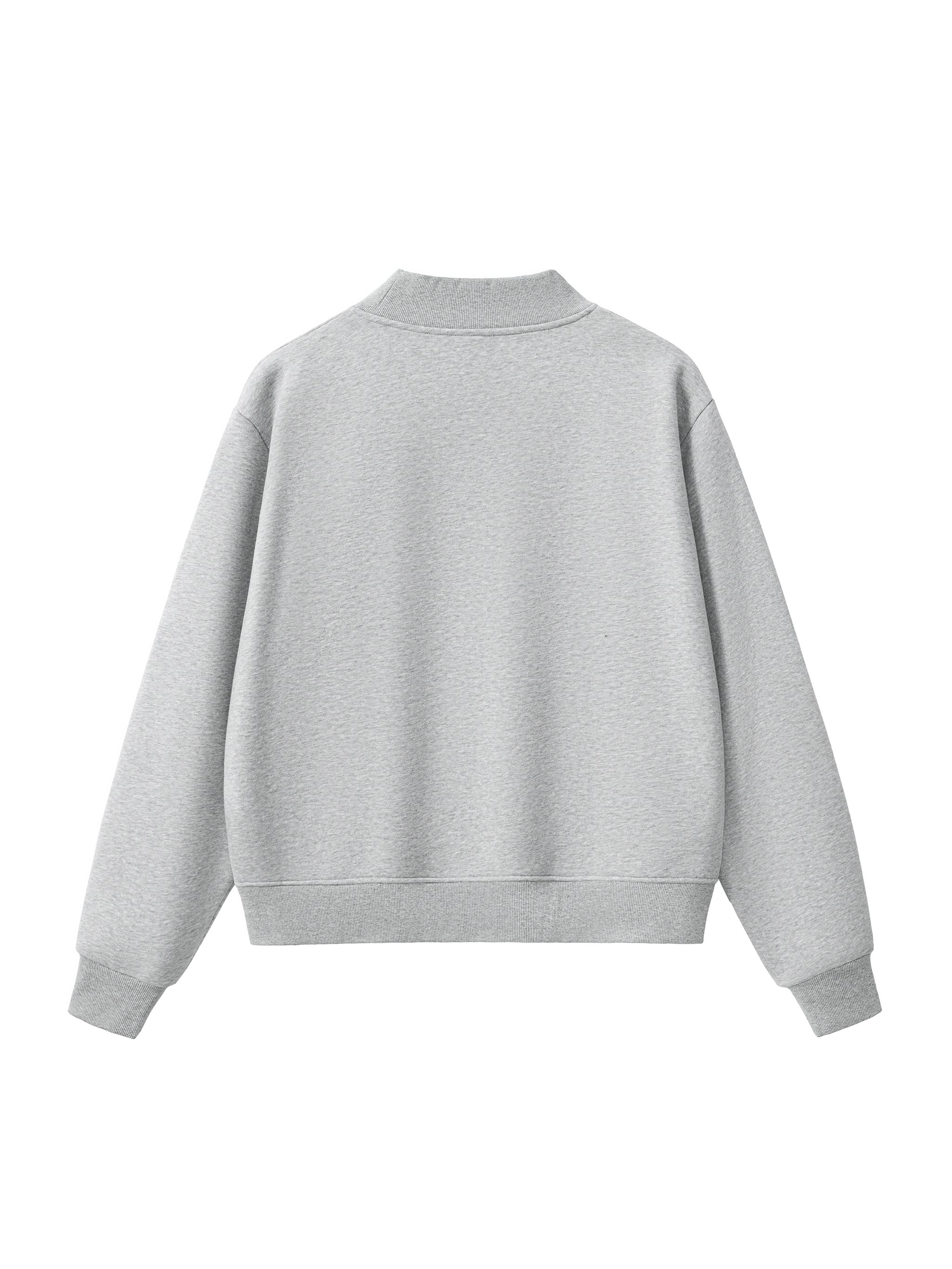 Say Cheese - women's Essential Fleece Mock-Neck Crew Sweatshirt