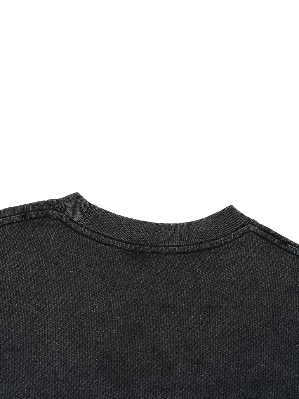 90's Logo - Unisex Vintage Wash Boxy Distressed Hem T-Shirt